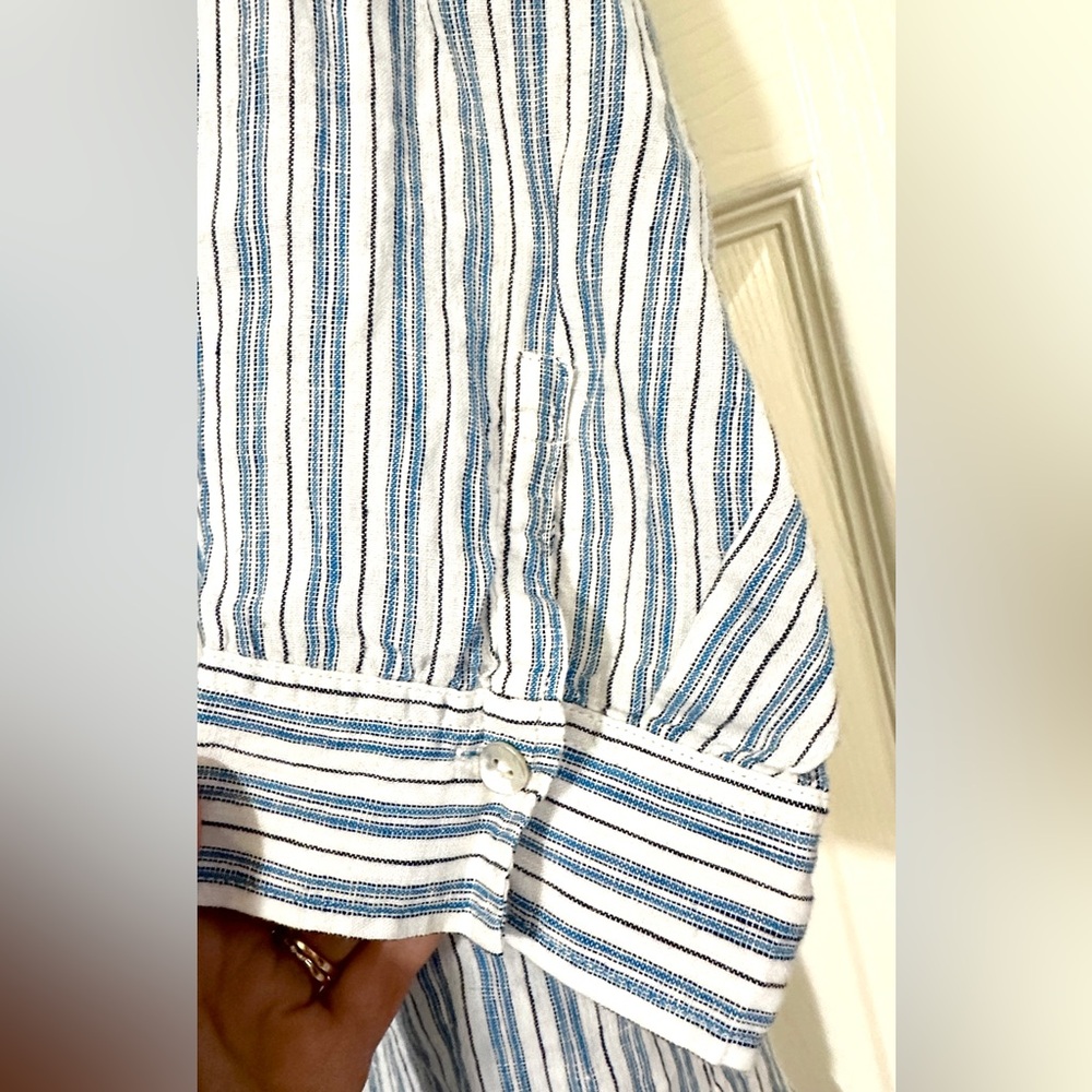 J. Jill Love Linen tiered blouse - Picture 5 of 9